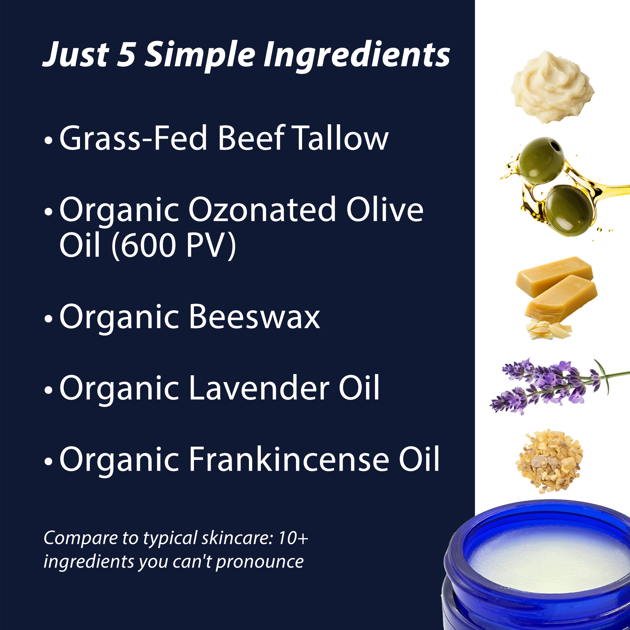 NEW | Beef Tallow + Ozone Oil Balm