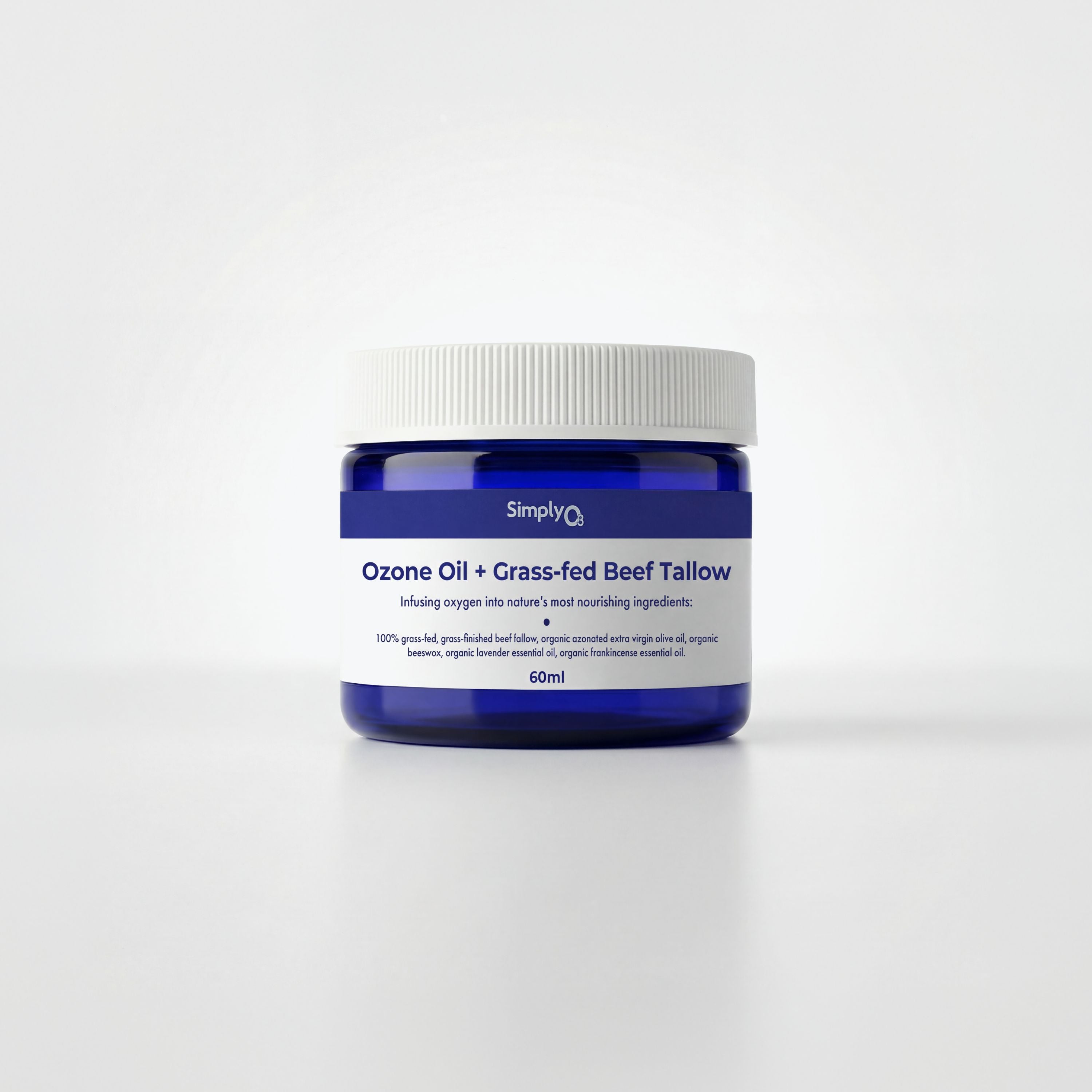 Simply O3 Beef Tallow + Ozone Oil Balm