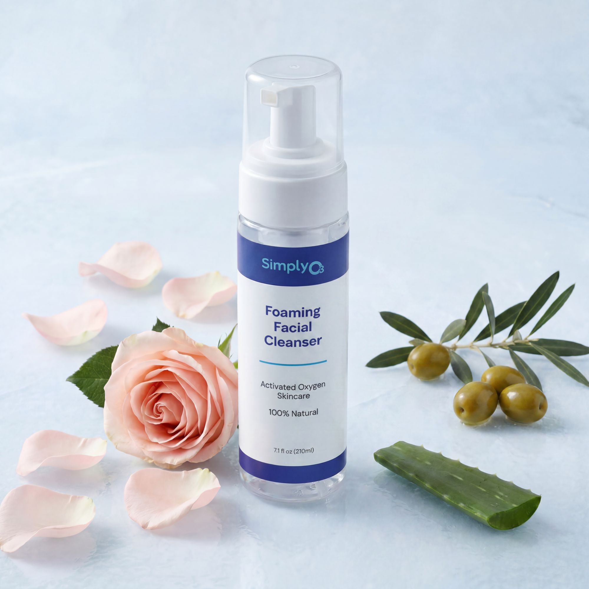 Foaming Facial Cleanser - Simply O3