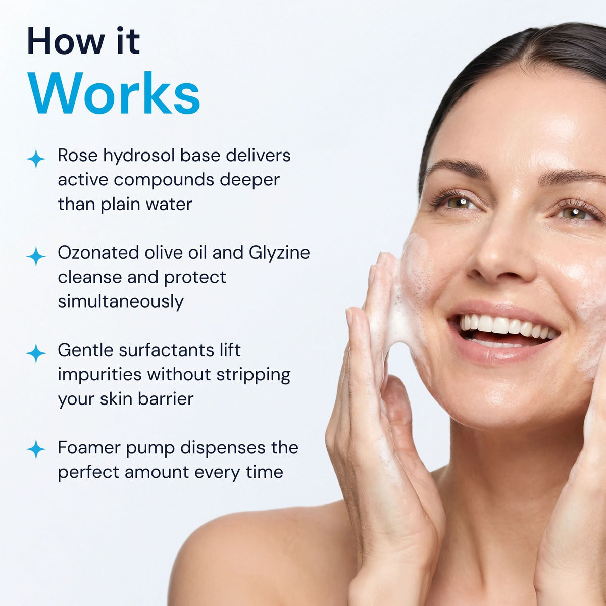 Foaming Facial Cleanser - Simply O3