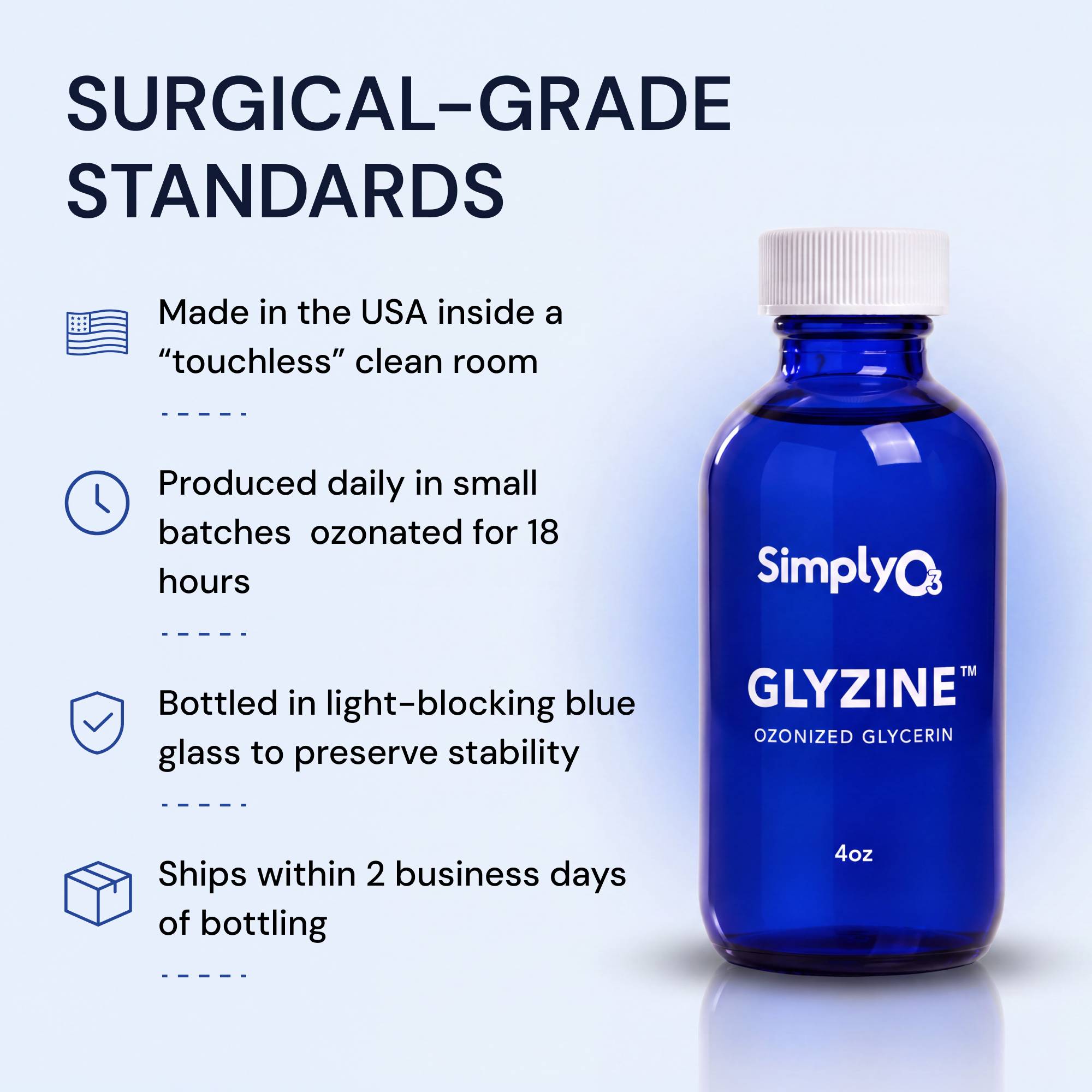 Glyzine: Pure Ozonized Glycerin - Simply O3