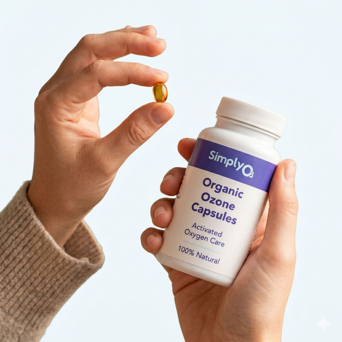 Organic Ozone Oil Capsule Pills - Simply O3