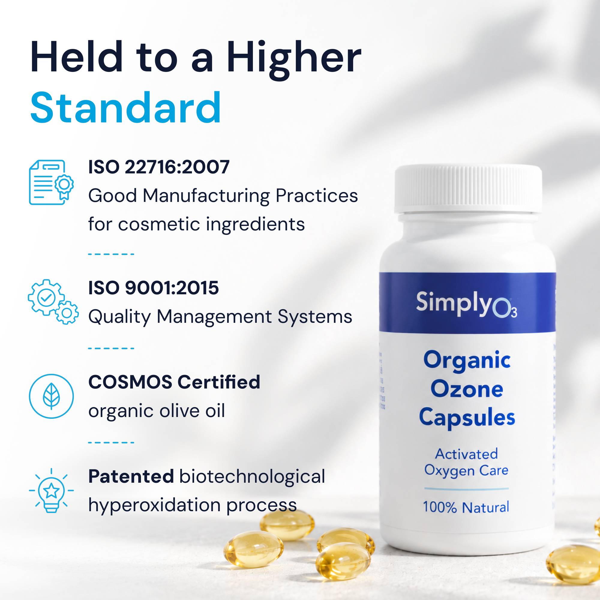 Organic Ozone Oil Capsule Pills - Simply O3