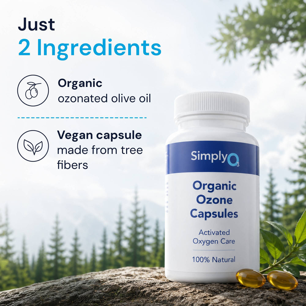 Organic Ozone Oil Capsule Pills - Simply O3