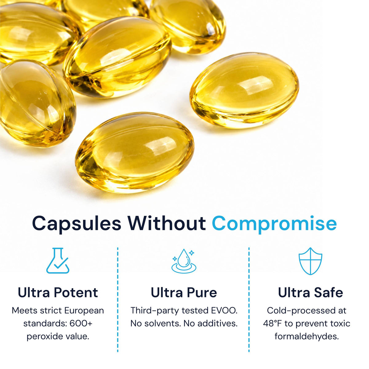 Organic Ozone Oil Capsule Pills - Simply O3