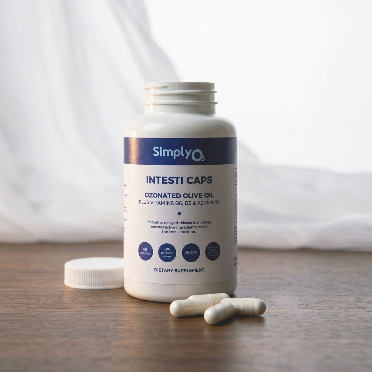 Organic Ozone Oil Intesti Caps - Simply O3