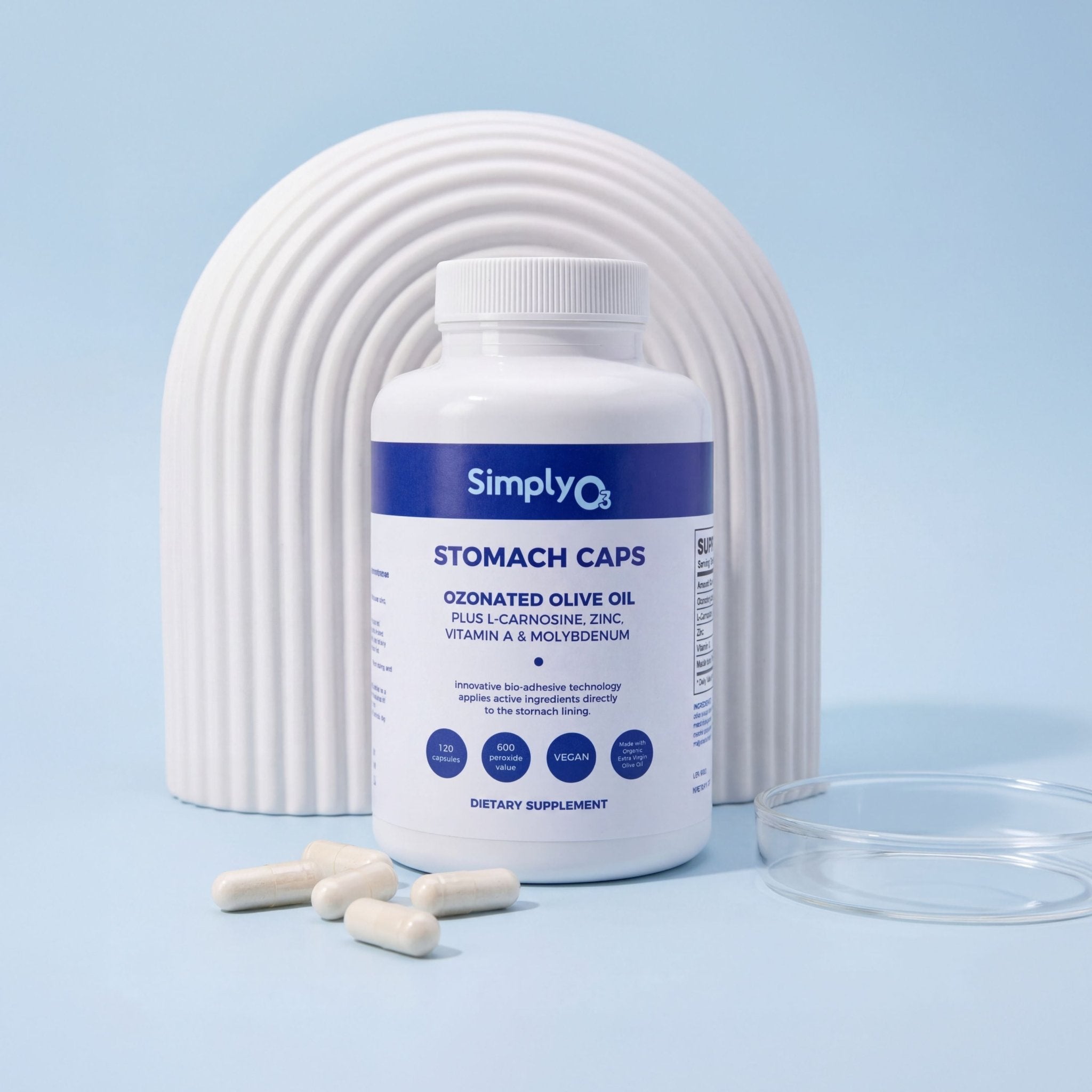 Organic Ozone Oil Stomach Caps - Simply O3