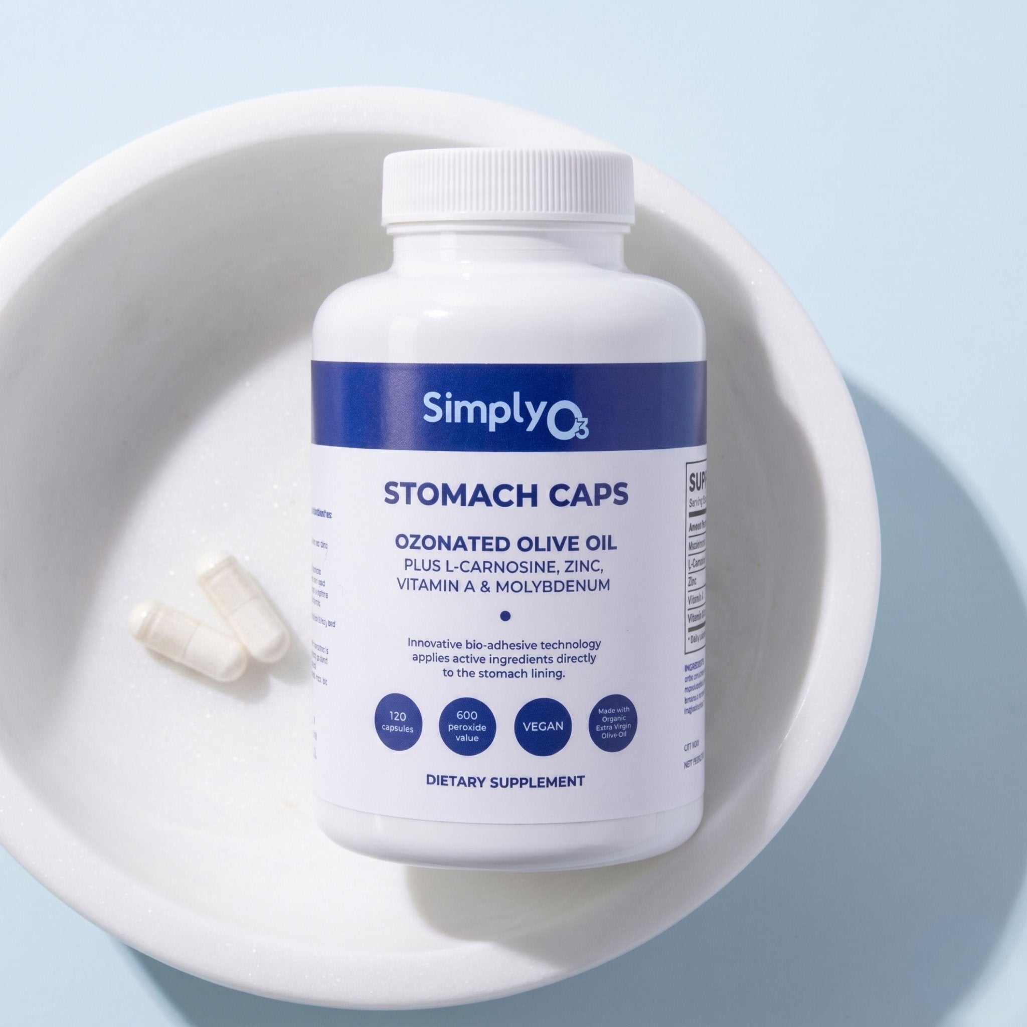 Organic Ozone Oil Stomach Caps - Simply O3