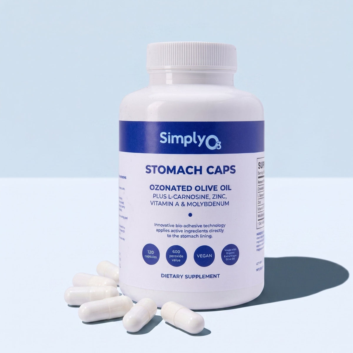 Organic Ozone Oil Stomach Caps - Simply O3