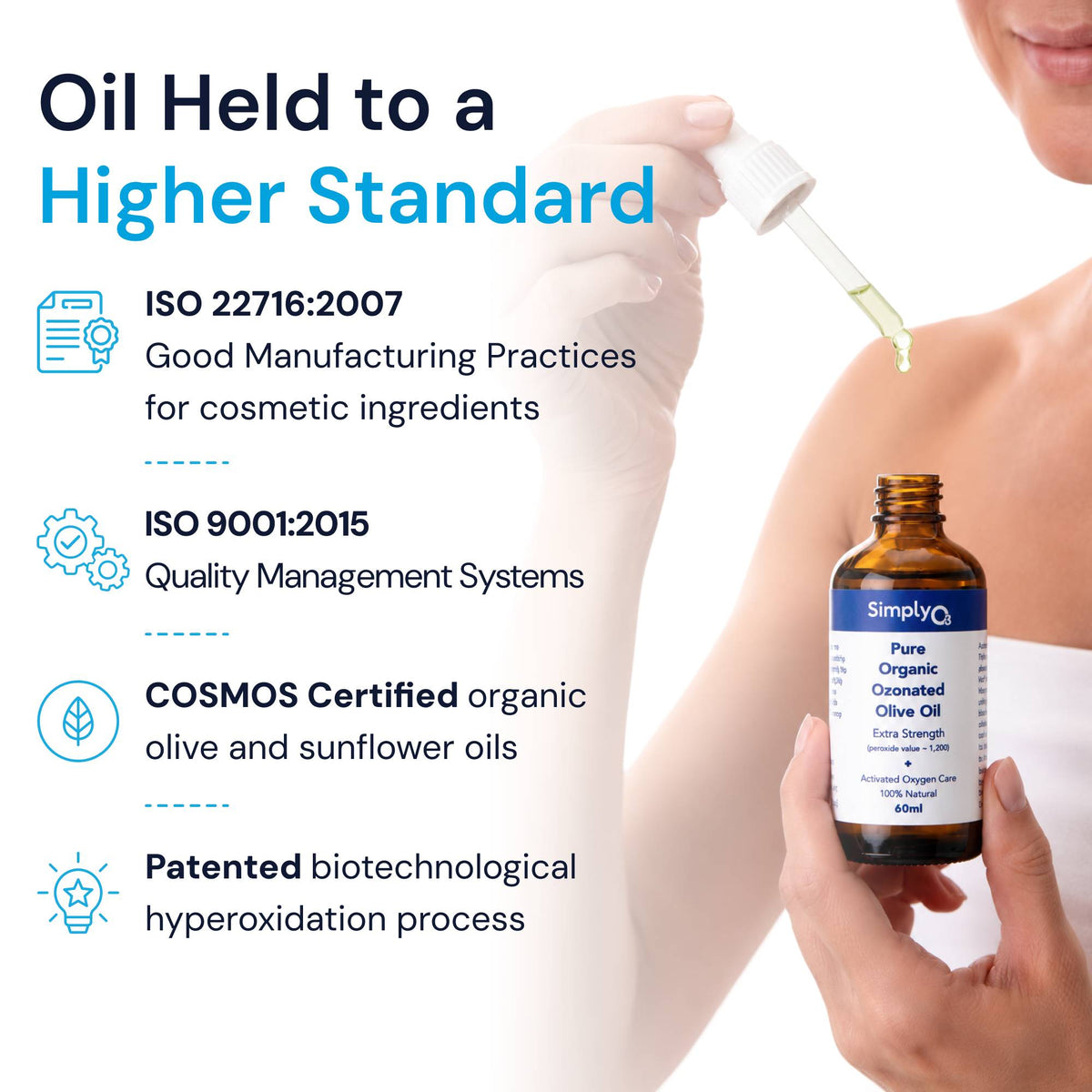 Pure Organic Ozonated Olive Oil - Simply O3